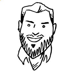Drawing of Dan from the Costen Insurance team
