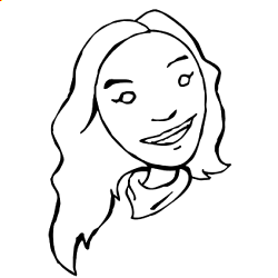Drawing of Dena from the Costen Insurance team