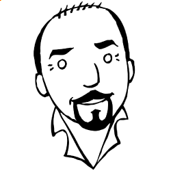 Drawing of Moutaz from the Costen Insurance team