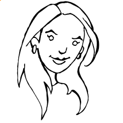 Drawing of Nadima from the Costen Insurance team